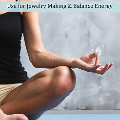 Факел опаловые украшения для витрины DJEW-WH0042-08A-01