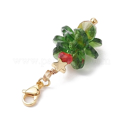 Стеклянные подвески для рождественской елки HJEW-JM02018