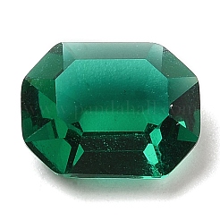 Заостренные заднее стекло горный хрусталь кабошоны GLAA-B012-17A