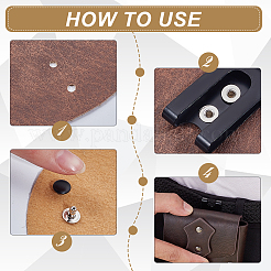 Железный зажим для мобильного телефона&nbsp;AJEW-NB0007-09P