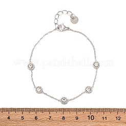 Браслеты из нержавеющей стали 304&nbsp;LS-BJEW-A047-01P-01