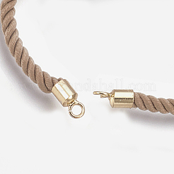 Fabricación de pulsera de hilo de algodón&nbsp;KK-F758-03C-G