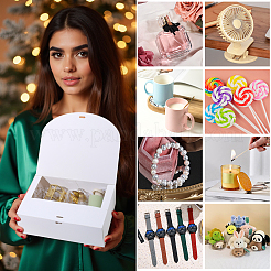 Складные бумажные подарочные коробки с лентой&nbsp;CON-WH20001-11C-01