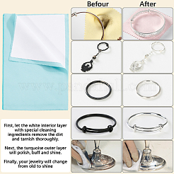 2шт 4-х слойная салфетка для полировки серебра TOOL-BBC0001-08A