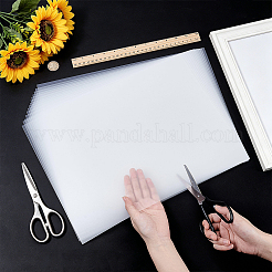 長方形PPプラスチックシート14枚  透明  400x300x0.2mm&nbsp;DIY-BC0017-70B