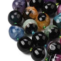 Природный агат бисер нитей&nbsp;G-F820-A01-01