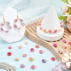 100шт 4 цвета синтетические коралловые бусины CORA-SP0001-07