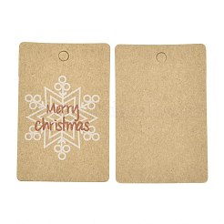 Étiquettes cadeaux en papier rectangle&nbsp;CDIS-L005-A07