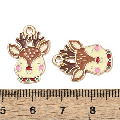 Рождественские эмали сплава подвески&nbsp;FIND-I067-02KCG-01