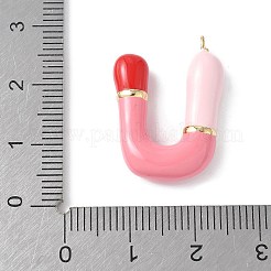 Pendentifs d'émail en laiton &nbsp;KK-E093-03G-U-01