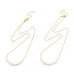 Colliers avec pendentif en laiton&nbsp;NJEW-D294-03G-01