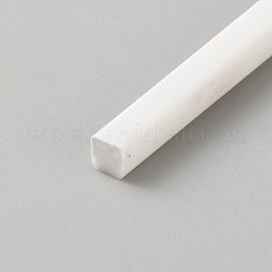 ABSプラスチックの四角い棒  DIY手作り砂テーブル材料モデル構築  ホワイト  300x3x3mm&nbsp;AJEW-WH20017-92D