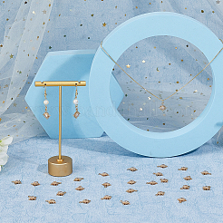 30шт латунные подвески из кубического циркония с микро-паве KK-FH0007-32