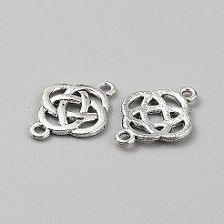 Encantos del conector del nudo de la aleación del estilo tibetano&nbsp;FIND-WH0432-92F