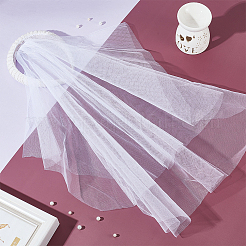 Резинки для волос из искусственного жемчуга из сплава и пластика&nbsp;AJEW-WH0554-63