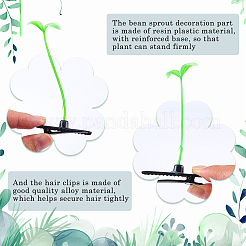 Пластиковые заколки из кожи аллигатора PHAR-CP0001-20