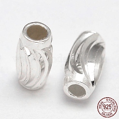 Fantasia ovale taglio 925 sterlina perline d'argento&nbsp;STER-F012-16D