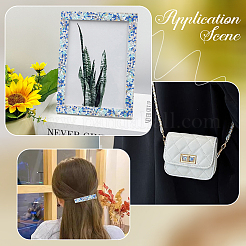 Отделка стразами из смолы и бисером&nbsp;DIY-WH20050-05A