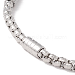 Collar de cuentas redondas de ágata negra teñida y calentada de forma natural&nbsp;NJEW-B083-02
