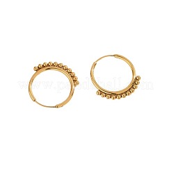 Pendientes de aro de acero inoxidable 304 para mujer&nbsp;WG7BD37-01