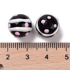 Нити стеклянных эмалевых бусин LAMP-A001-C01