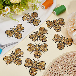 8 toppa da cucire/stirare con strass&nbsp;DIY-GF0014-05