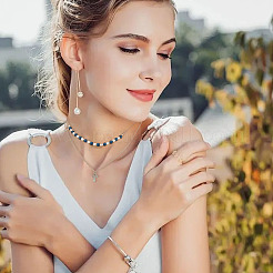 100 шт. 2-х цветные гальванизированные немагнитные синтетические гематитовые бусины G-AR0005-66