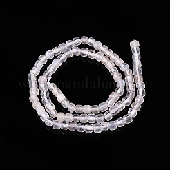 Натуральный белый агат бисер нитей G-T138-211A