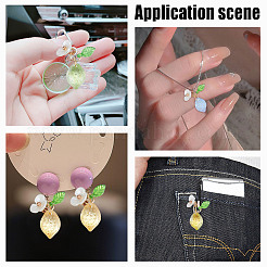 24шт 4 цвета подвески ручной работы лэмпворк&nbsp;PALLOY-AR00023