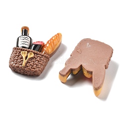 Симпатичная мини-серия еды из смоляных кабошонов&nbsp;LS-CRES-I038-01D