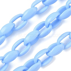 7 прядь 7 цвета акриловые кабельные цепи ручной работы AJEW-PH0003-93