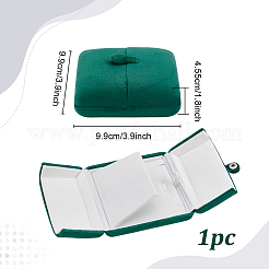 Samt-Verpackungsboxen für Schmuckanhänger&nbsp;CON-WH0086-163A