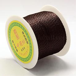 Cordon tressé en nylon pour la création de bijoux tissés et le macramé.&nbsp;NWIR-R026-3.0mm-738