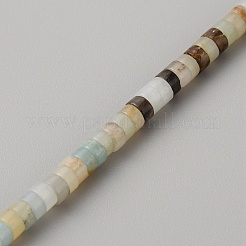 Природный агат бисер нитей G-WH0022-10