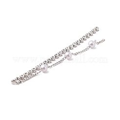 Messing strass tasse kette & ccb perle perlen quaste große anhänger&nbsp;LS-KK-A167-06P