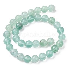 Естественный зеленый флюорит бисер нитей&nbsp;G-H343-D07-12mm