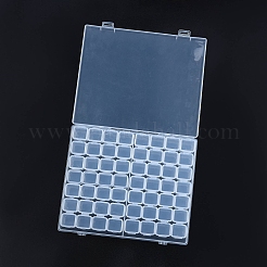 Прямоугольные полипропиленовые (полипропиленовые) контейнеры для хранения бусинок CON-N012-12A