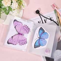 1 шт. А6 прозрачный полипропиленовый пластиковый альбом для хранения фотокарточек AJEW-GL0004-48