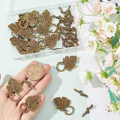 30 шт. застежки-тоггл из сплава&nbsp;FIND-SP0001-56AB