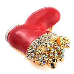 Эмалированные булавки на рождественскую тематику JEWB-S022-04F-G