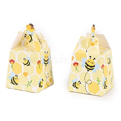 Scatole regalo per caramelle in carta stampata con api&nbsp;PW-WG31666-01