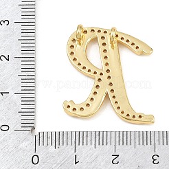 Pendentifs en laiton zircon cubique transparent&nbsp;CU-CBA8481-01G-R