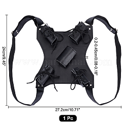 Искусственная кожа с оболочкой из сплава на талии&nbsp;AJEW-WH0248-519A