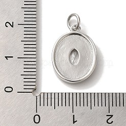 Подвеска из латуни с микропаве из кубического циркония&nbsp;KK-U027-37P