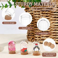 Стеклянный купол AJEW-CP0005-62A