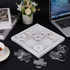 1шт. 9-х сеточная деревянная шахматная настольная игра в коробке&nbsp;DIY-FG0006-82