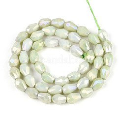 Антикоррозийные гальванические стеклянные бусины&nbsp;GLAA-T025-13A-04