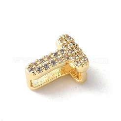 Латунные микро-паве прозрачные кубические цирконии начальные многорядные звенья KK-S520-01G-20