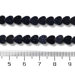 Синтетический синий авантюрин бисер нитей G-M403-A50-02A