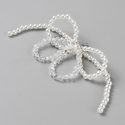 Пластиковые подвески с бантом&nbsp;AJEW-WH0270-470